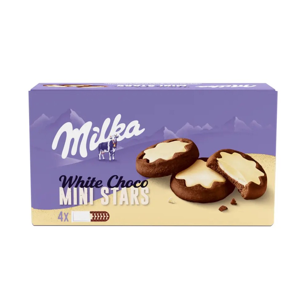 Milka White Choco Mini Stars 150 g (EXP 01/2026)