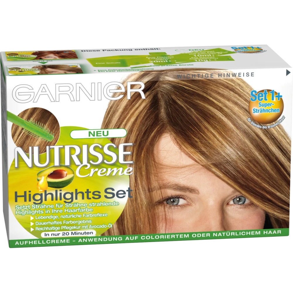 Garnier Nutrisse Creme Highlights Set 1+ (Beschädigte Packung)