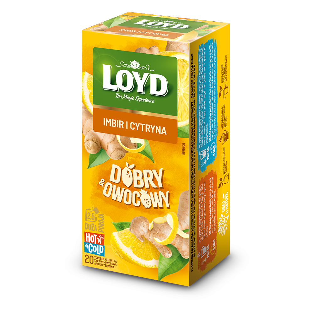 Loyd Good & Fruity Ginger and Lemon 20 Teebeutel