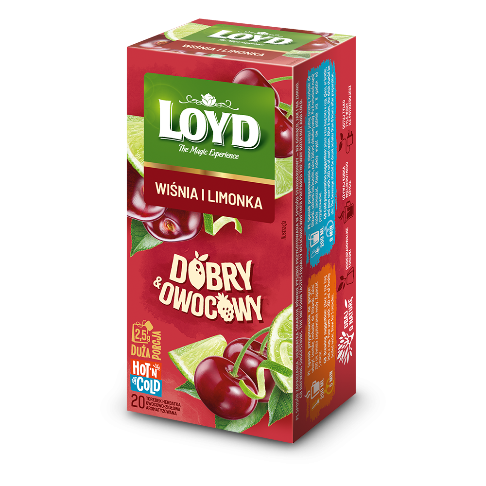 Loyd Good & Fruity Cherry and Lime 20 Teebeutel