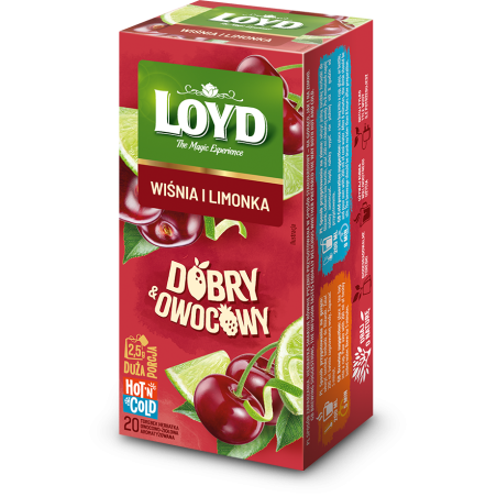 Loyd Good & Fruity Cherry and Lime 20 Teebeutel