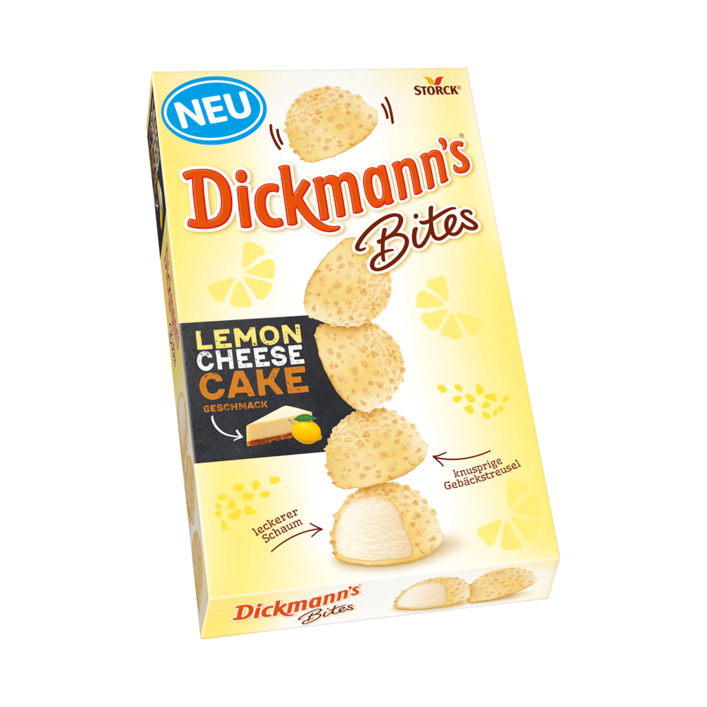 Storck Dickmann's Bites Lemon Cheesecake 129 g / 4.55 oz