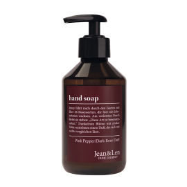 Jean & Len Hand Soap Pink Pepper/Dark Rose 250 ml / 8.45 fl oz