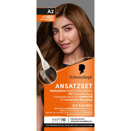 Schwarzkopf Ansatzset A2 Golden Brown