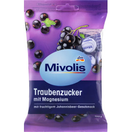 Mivolis Traubenzucker Johannisbeere mit Magnesium 100 g