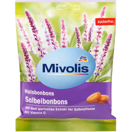 Mivolis Sage throat lozenges sugar-free 125 g