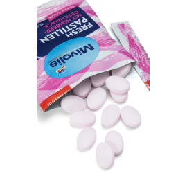 Mivolis Fresh Pastillen Himbeere zuckerfrei 25 g