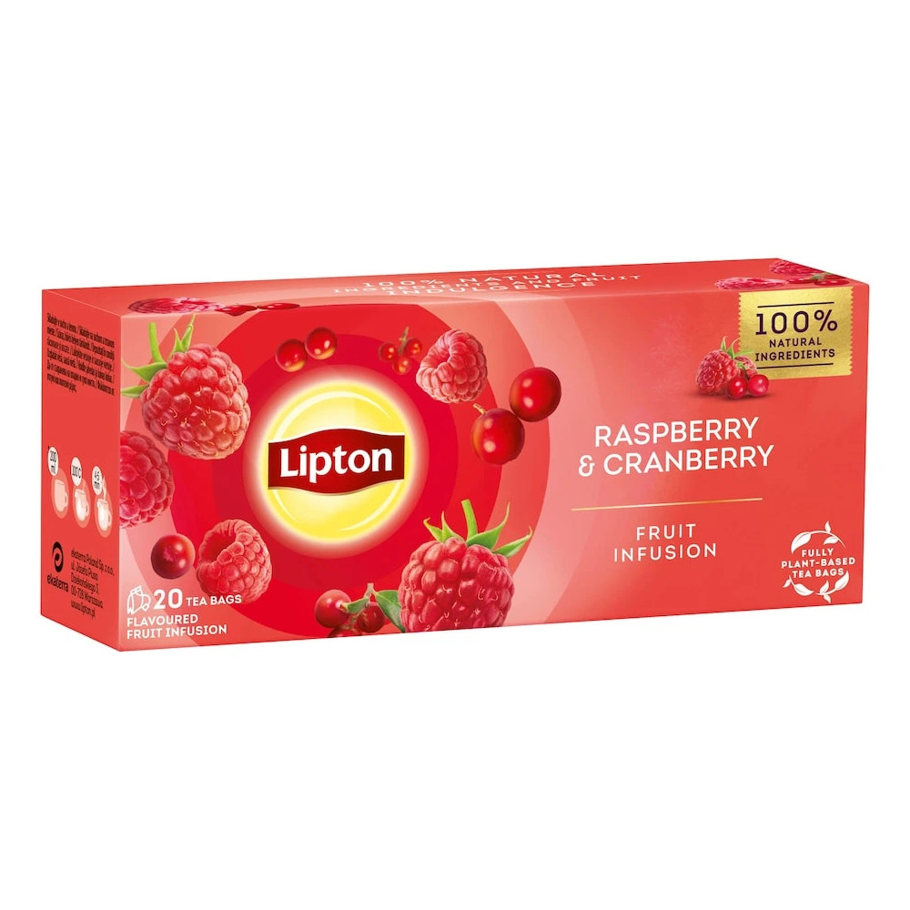Lipton Raspberry & Cranberry Fruit Infusion