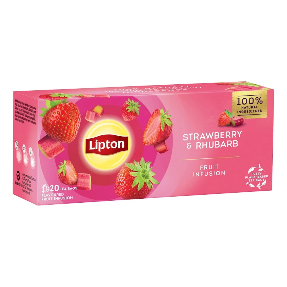Lipton Strawberry & Rhubarb Fruit Infusion