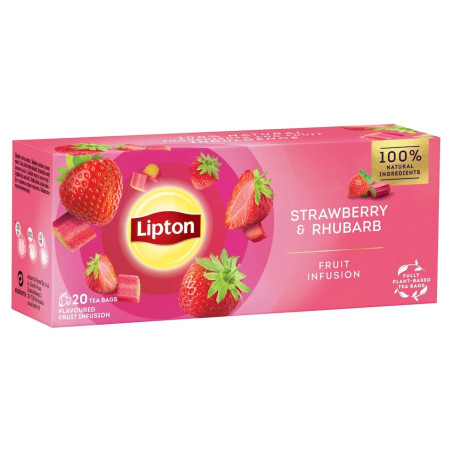 Lipton Strawberry & Rhubarb Fruit Infusion