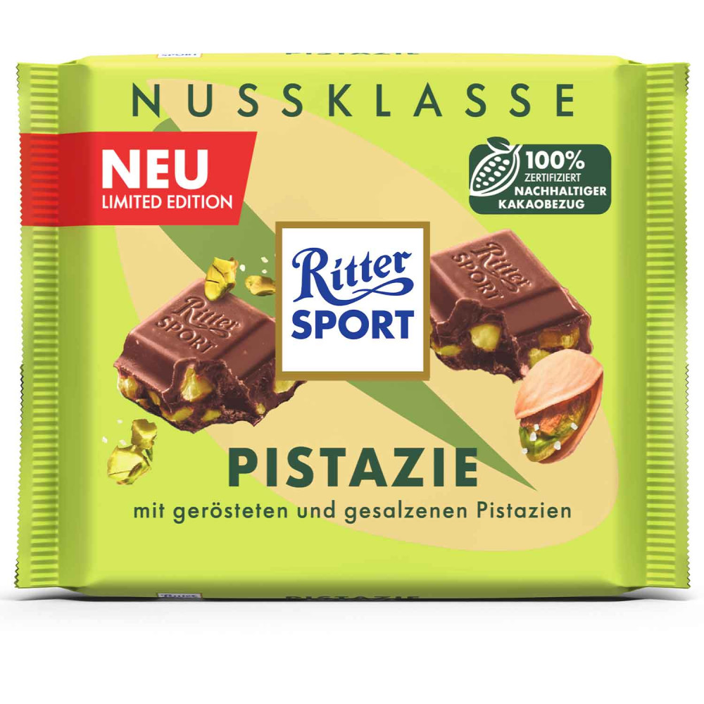 Ritter Sport Nut Class Pistachio 100 g / 3.5 oz