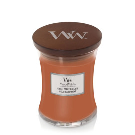 WoodWick Chilli Pepper Gelato scented candle with wooden wick 275 g