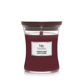 Woodwick Phantom Cherry Scented Candle With Wooden Wick 275g