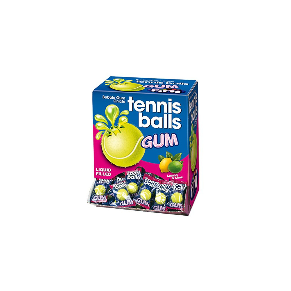 Fini Tennis Balls Bubble Gum 200 St