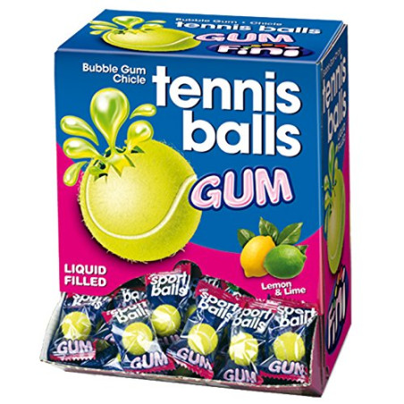 Fini Tennis Balls Bubble Gum 200 St