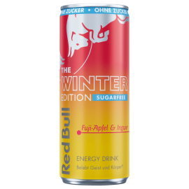 Red Bull Winter Edition Fuji Apple & Ginger Sugarfree 250 ml / 8.4 fl oz