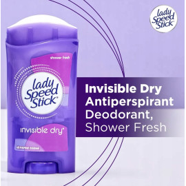 Lady Speed Stick Invisible Dry Shower Fresh Anti-Transpirant Stick 40 g