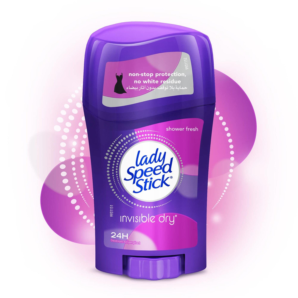 Lady Speed Stick Invisible Dry Shower Fresh Anti-Transpirant Stick 40 g