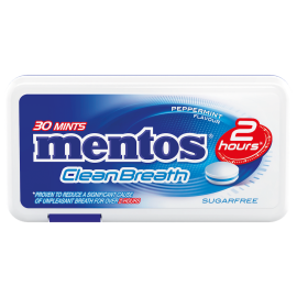 Mentos CleanBreath Peppermint 30 mints 21g