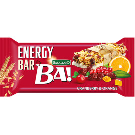 Bakalland BA! Energy Bar Cranberry & Orange 40 g
