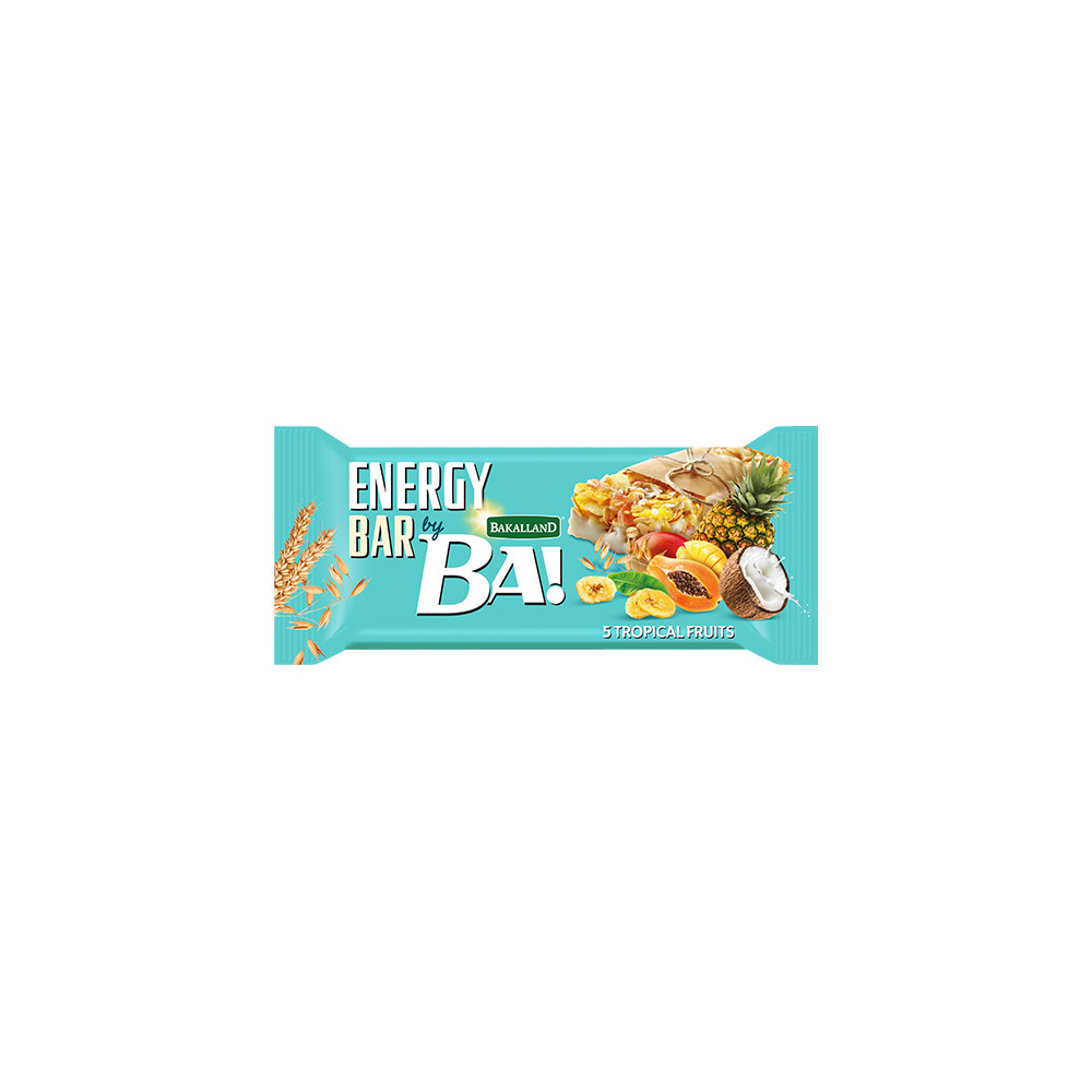 Bakalland BA! Energy Bar 5 Tropical Fruits 40 g