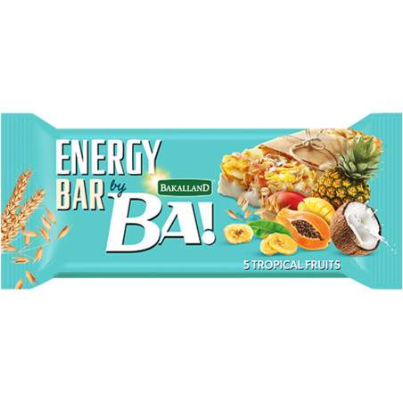 Bakalland BA! Energy Bar 5 Tropical Fruits 40 g