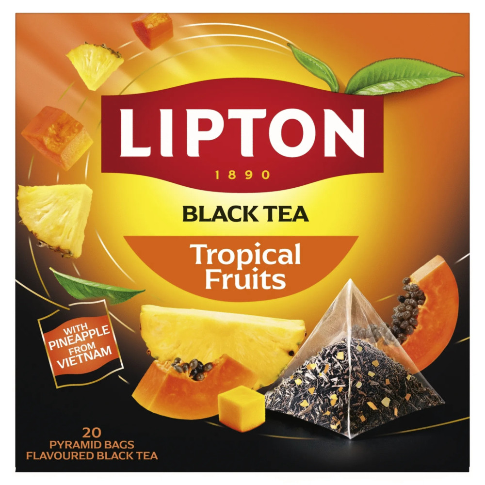 Lipton Black Tea Tropical Fruits