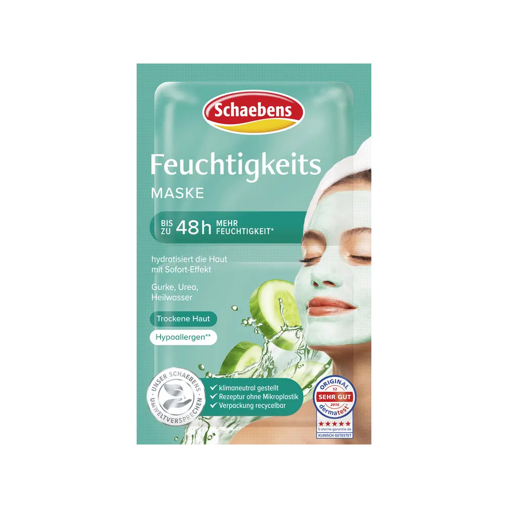 Schaebens Moisturizing Mask 2 x 5 ml / 10 ml / 0.34 fl oz
