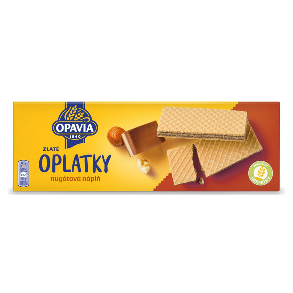 Opavia Zlate Oplatky Nugate 146 g