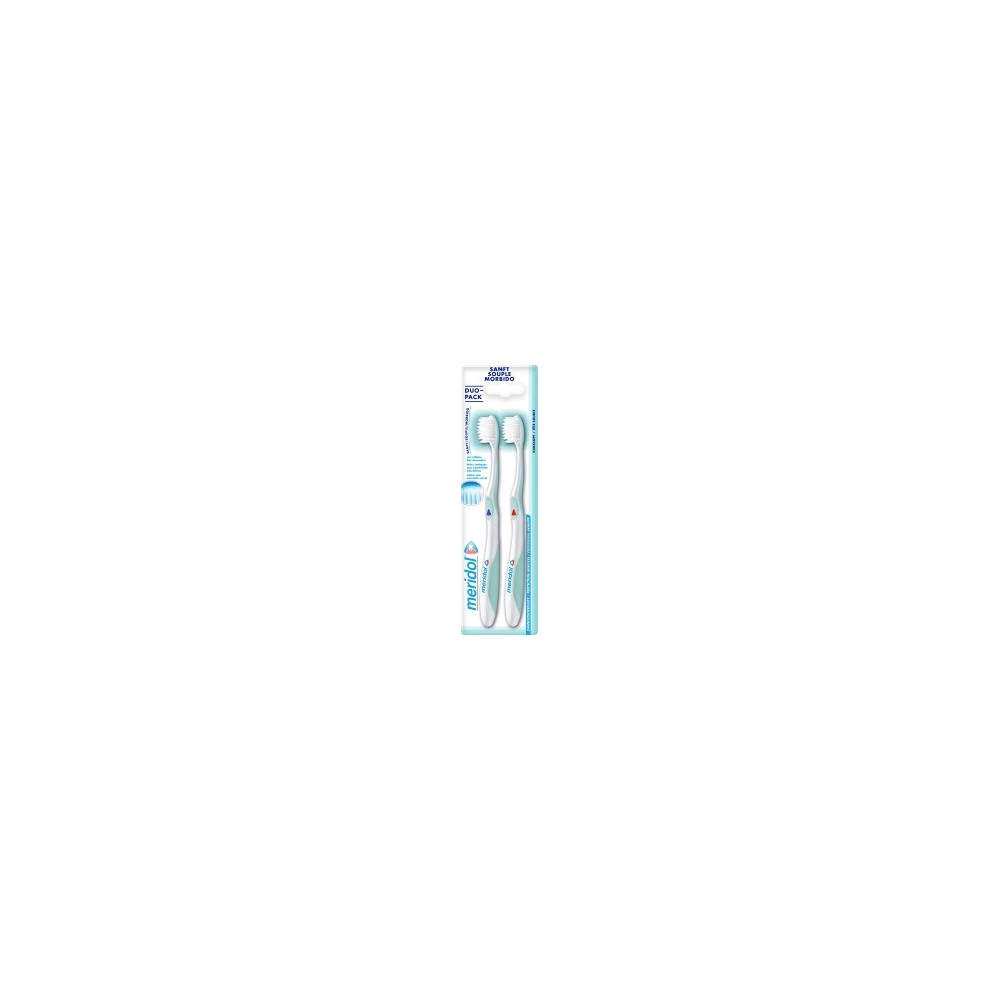 meridol Toothbrush soft double pack, 2 pcs