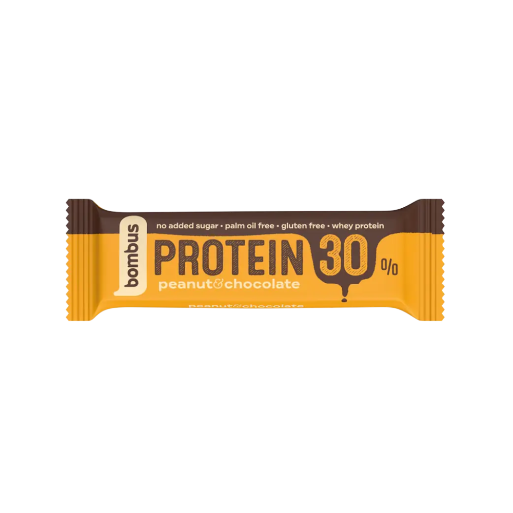 Bombus Protein bar 30% Peanut & Chocolate 50 g