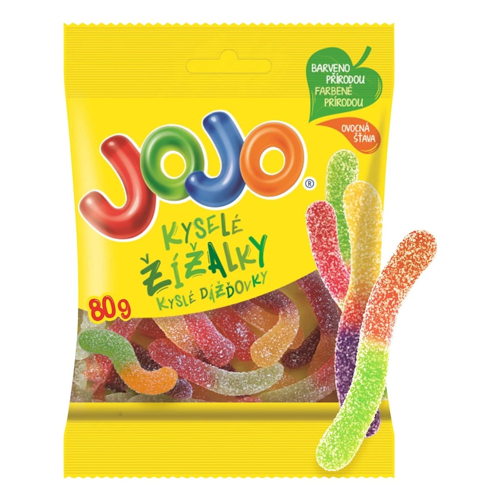 JOJO Saure Regenwürmer 80 g
