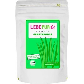 Lebepur Superfood powder, barley grass, 125 g