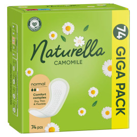 Naturella Camomile Panty Liners Normal 74 pcs