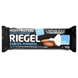 Layenberger Protein bar, coconut almond, 35 g
