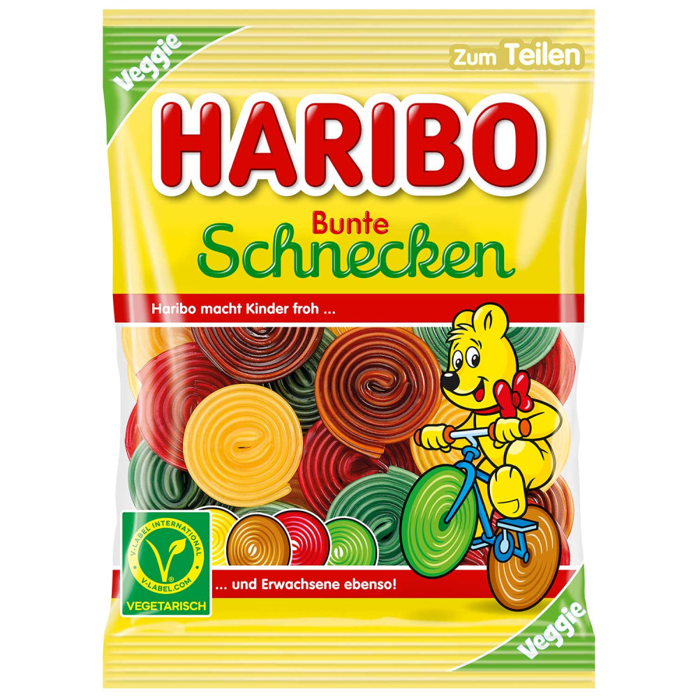 Haribo Bunte Schnecken 160 g