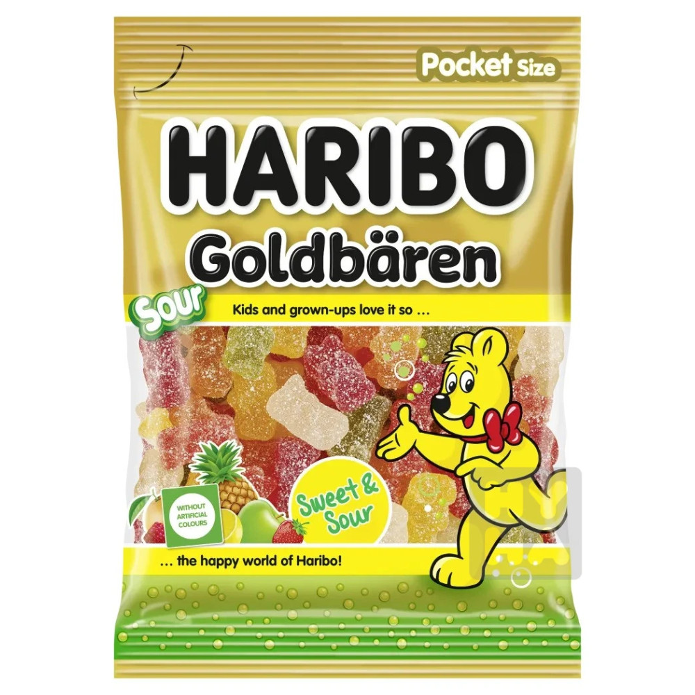 Haribo Goldbären Sweet & Sour 80 g