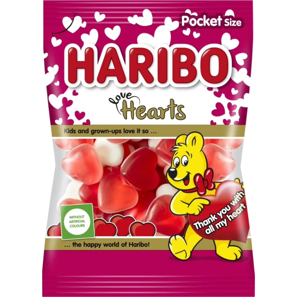 Haribo Love Hearts 80 g