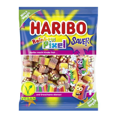 Haribo Rainbow Pixel Sauer 160 g