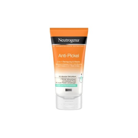 Neutrogena Cleansing mask anti pimples 2 in 1, 150 ml