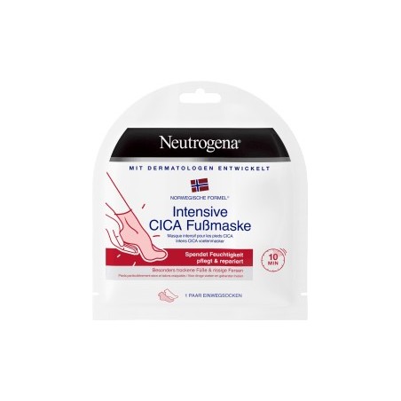 Neutrogena Foot mask, intensive CICA mask (1 pair), 2 pcs