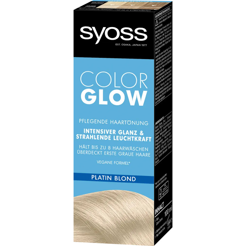 Syoss Color Glow Platinum Blond 100 ml