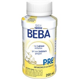 Nestlé BEBA Infant formula pre ready to drink from birth, 200 ml