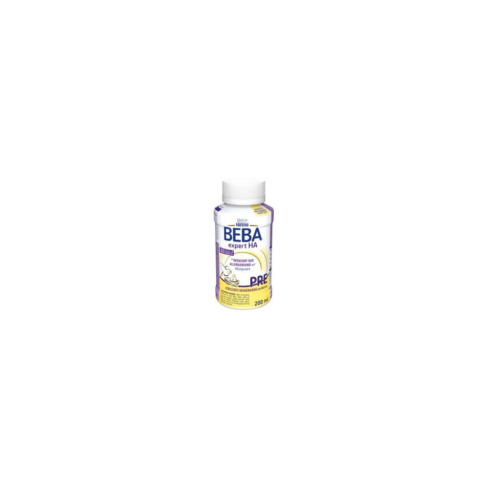 Nestlé BEBA Expert HA Pre infant formula, ready to drink from birth, 200 ml