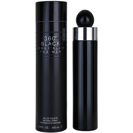 Perry Ellis 360° Black For Men eau de toilette for men 200 ml