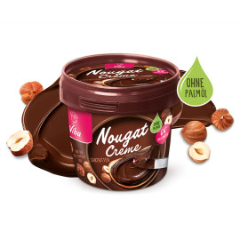 Viba Nougat Creme Zartbitter Palmölfrei 375 g