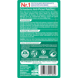 Schaebens Anti-Pickel Patches unreine Haut 12 St