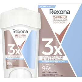 Rexona Maximum Protection Clean Scent Antitranspirant-Creme 45 ml