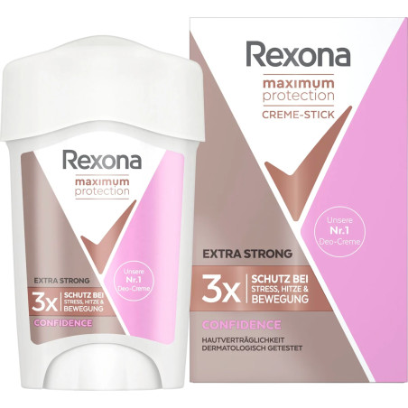Rexona Maximum Protection Confidence Antitranspirantcreme 45 ml / 1,5 fl oz