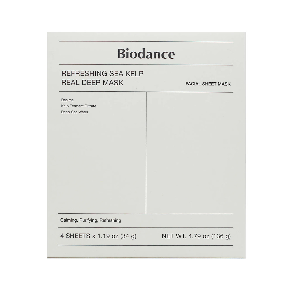 Biodance Real Deep Facial Sheet Mask 4ks